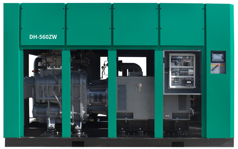 Oil-injected Two Stage Rotary Screw Air Compressor (VSD)