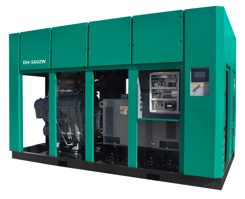 Two-Stage Rotary Screw Compressors Save Energy