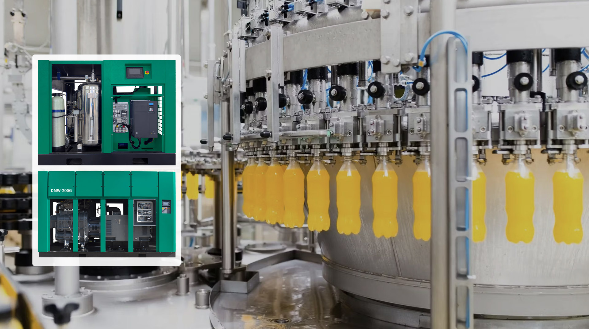 Oil-Free Screw Air Compressors in the Food Industry: Applications, Selection Guide, and ISO 8573-1 Certification