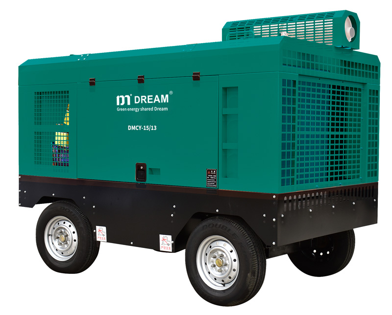DREAM Diesel portable screw air compressor