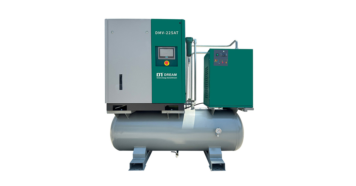 screw air compressors with air dryer