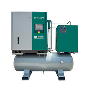 75kw all in one integrated  screw air compressor