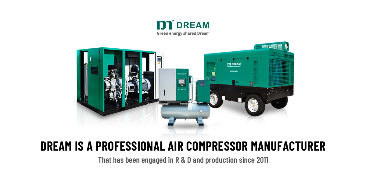 Dream is one leading industrial air compressor factory
