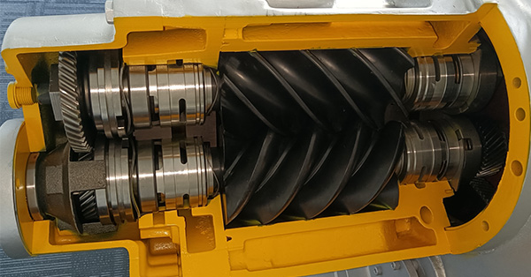 dream oil free screw air compressor internal structure